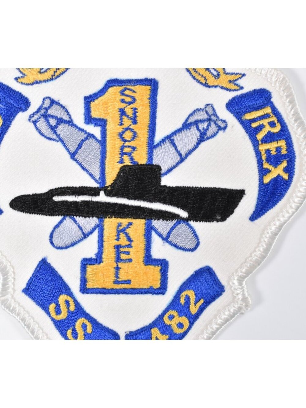 SS-482 USS Irex U.S. Navy WWII Era Tench Class Submarine Patch New Old Stock - Picture 2 of 3